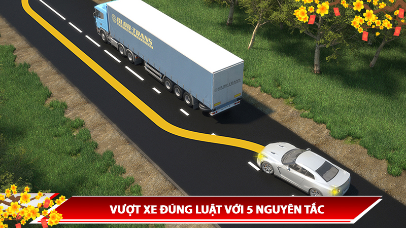 VƯỢT XE ĐÚNG LUẬT VỚI 5 NGUYÊN TẮC